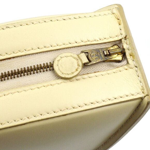 Hermes Colimacon Handbag Leather Beige Calfskin Handbag (Pre-Owned) - Picture 8 of 9